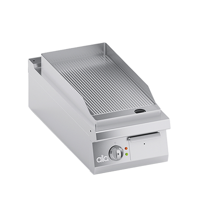 Plita fry top electrica striat, 6.50 kW