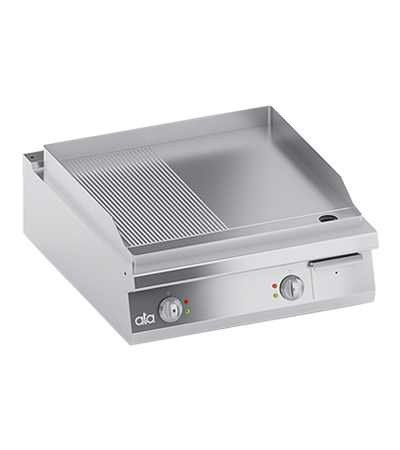 Plita fry top electrica 1/2 neted 1/2 striat, 13 kW