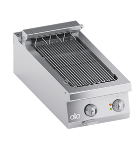 Gratar grill direct cu bazin de apa, alimentare electrica, 5.40 kW