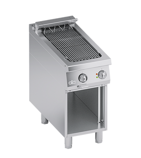 Gratar grill direct cu bazin de apa, alimentare electrica, cu baza deschisa, 5.40 kW