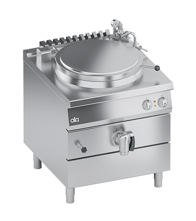 Marmita electrica inclazire indirecta cu manta de aburi,, 100 Litri, 16 kW