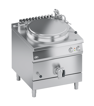 Marmita electrica inclazire indirecta cu manta de aburi,, 150 Litri, 16 kW