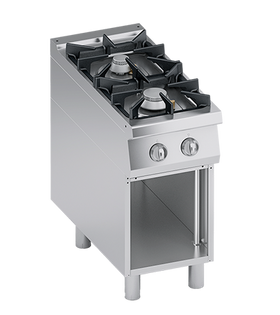 Masina de gatit / Aragaz cu 2 focuri, cu baza deschisa - PERFORMANCE LINE, 16 kW