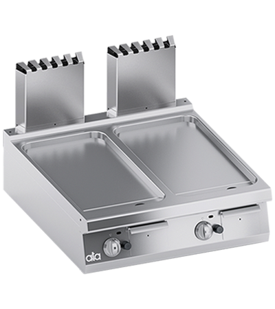 Plita fry top pe gaz, supratafa de coacere din inox, neted  - PERFORMANCE LINE, 18 kW