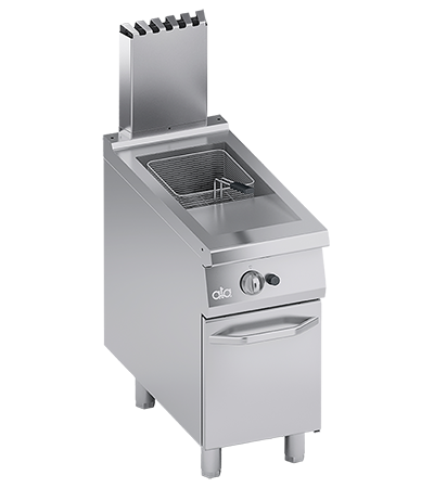 Friteuza pe gaz cu o cuva 20 Litri, 18 kW