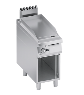 Plita fry top neted, cu baza deschisa, 6 kW