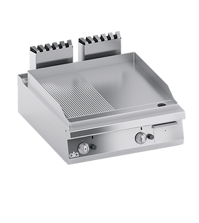 Plita fry top 1/2 neted 1/2 striat, 12 kW