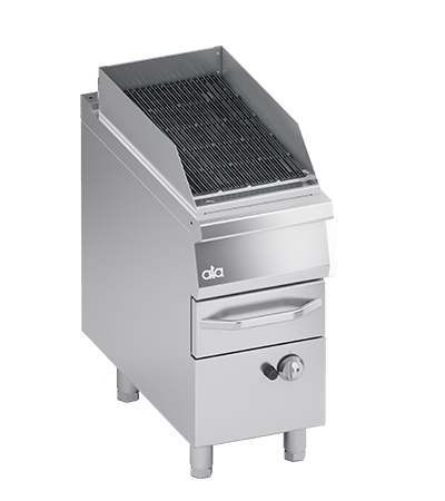 Gratar grill direct cu bazin de apa, alimentare pe gaz, 11.50 kW