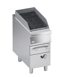 Gratar grill direct cu bazin de apa, alimentare pe gaz, 11.50 kW