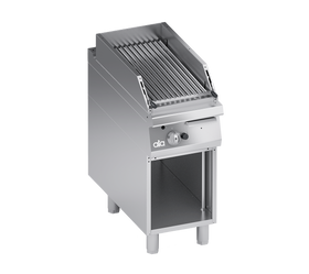 Gratar cu roca vulcanica, cu baza deschisa, 11.50 kW