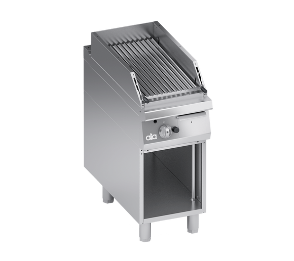 Gratar cu roca vulcanica, cu baza deschisa, 11.50 kW