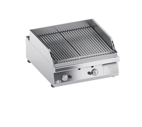 Gratar cu roca vulcanica, cu baza deschisa, model de banc, 23 kW