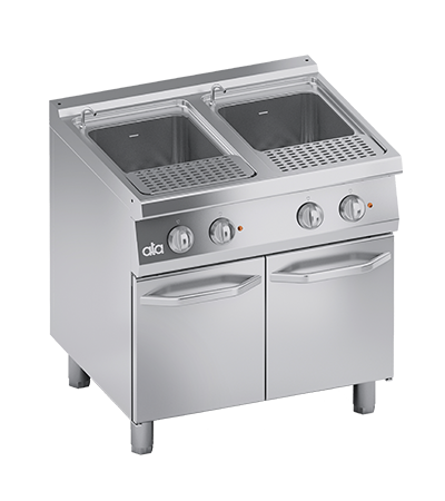 Fierbator paste / bolitor electric 2x26 Litri cu dulap inchis, 14 kW