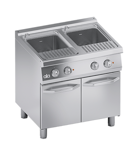 Fierbator paste / bolitor electric 2x26 Litri cu dulap inchis, 14 kW