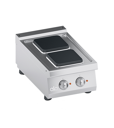 Masina de gatit electrica, model de banc cu 2 plite dreptunghiulare, 5.20 kW