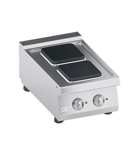 Masina de gatit electrica, model de banc cu 2 plite dreptunghiulare, 5.20 kW