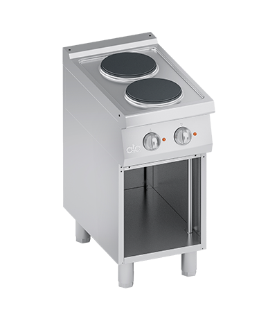 Masina de gatit electrica cu 2 plite, baza deschisa, 5.20 kW