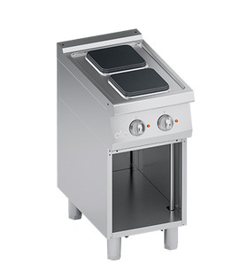 Masina de gatit electrica cu 2 plite dreptunghiulare, baza deschisa, 5.20 kW