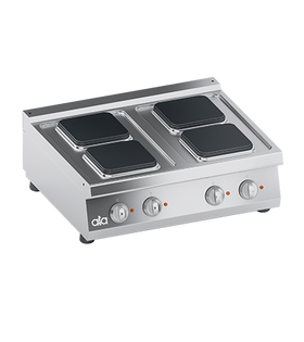 Masina de gatit electrica, model de banc cu 4 plite dreptunghiulare, 10.40 kW