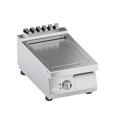 Plita fry-top electrica, neted, zona de coacere din inox - PERFORMANCE LINE, 5 kW