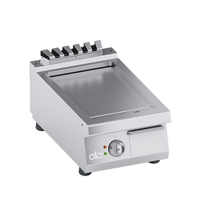 Plita fry-top electrica, neted, zona de coacere din inox - PERFORMANCE LINE, 5 kW
