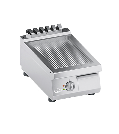 Plita fry-top electrica, striat, zona de coacere din inox - PERFORMANCE LINE, 5 kW