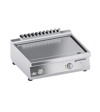 Plita fry-top electrica, neted, zona de coacere din inox - PERFORMANCE LINE, 10 kW