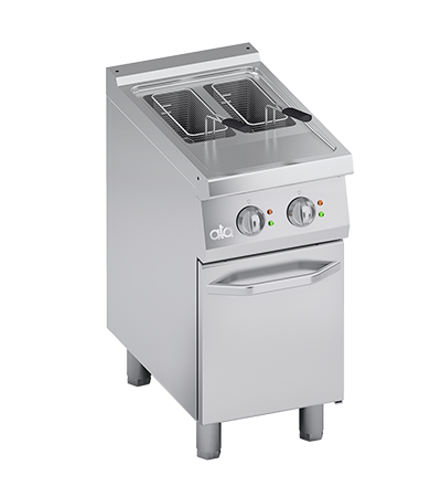 Friteuza electrica 2 x 9 Litri, cu baza inchisa - PERFORMANCE LINE , 15 kW