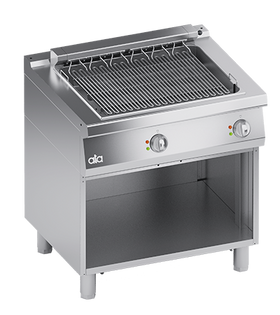 Grill / gratar electric cu bazin de apa cu baza deschisa, 8.20 kW