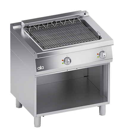 Grill / gratar electric cu bazin de apa cu baza deschisa, 8.20 kW
