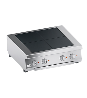 Masina de gatit electrica, model de banc cu 4 plite dreptunghiulare, 10 kW