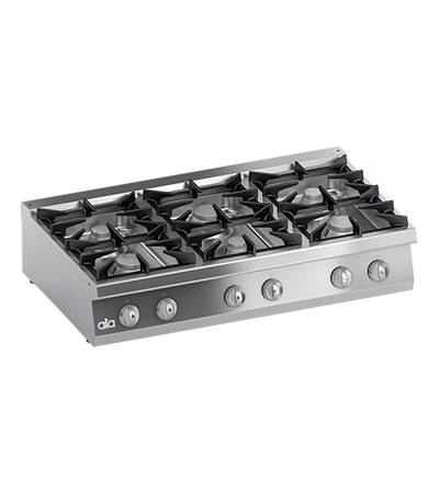 Masina de gatit model model de banc cu 6 arzatoare - PERFORMANCE LINE, 44,10 kW
