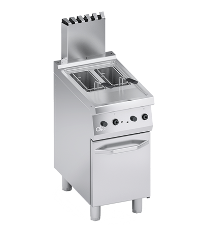 Friteuza pe gaz 2 x 7 Litri, baza inchisa, comenzi pe panoul superior - PERFORMANCE LINE, 11.50 kW