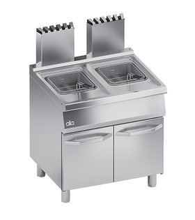 Friteuza pe gaz 2 x 15 Litri,  baza inchisa - PERFORMANCE LINE, 30 kW