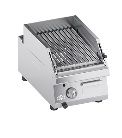 Gratar cu roca vulcanica cu reglaj pe inaltime 9 kW