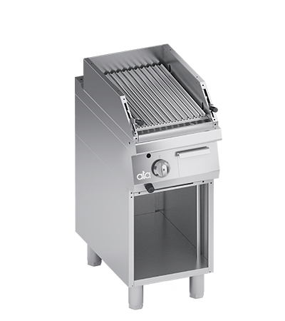 Gratar cu roca vulcanica cu baza deschisa, cu reglaj pe inaltime, 9 kW