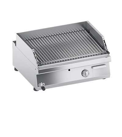 Gratar cu roca vulcanica, cu reglaj pe inaltime