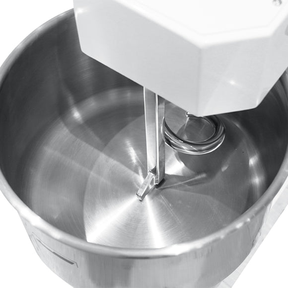 Malaxor aluat cu spirala Unninox, bol 30 L, 12 kg aluat, 2 viteze, 1,1 kW, 230 V