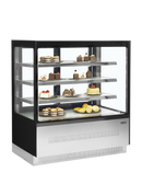 LPD1203FBLACK-Oțel inoxidabil Sticlă, 258 l, 2 la 8, 2 uși glisante din sticlă, Ventilat, LED, 530 W, D