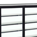 LPD1203FBLACK-Oțel inoxidabil Sticlă, 258 l, 2 la 8, 2 uși glisante din sticlă, Ventilat, LED, 530 W, D
