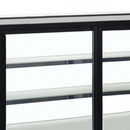 LPD1500FBLACK-Oțel inoxidabil Sticlă, 244 l, 2 la 8, 2 uși glisante din sticlă, Ventilat, LED, 685 W, D