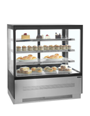 LPD903FBLACK-Oțel inoxidabil Sticlă, 210 l, 2 la 8, 2 usi glisante din sticlă, Ventilat, LED, 530 W, D