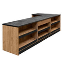 Tejghea de magazin H-87 cm L-360 cm G-60 cm dab kraft-3