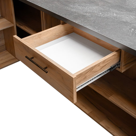 Tejghea de magazin H-87 cm L-360 cm G-60 cm dab kraft