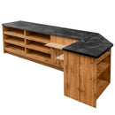 Tejghea magazin impuls pentru vanzare H 90 cm L 310 cm G 60 cm dab wotan-5