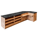 Tejghea magazin impuls pentru vanzare H 90 cm L 310 cm G 60 cm dab wotan-6