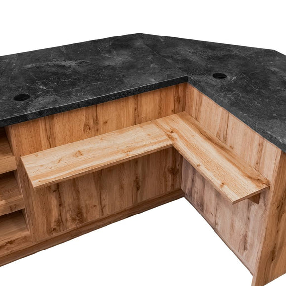 Tejghea magazin impuls pentru vanzare H 90 cm L 310 cm G 60 cm dab wotan
