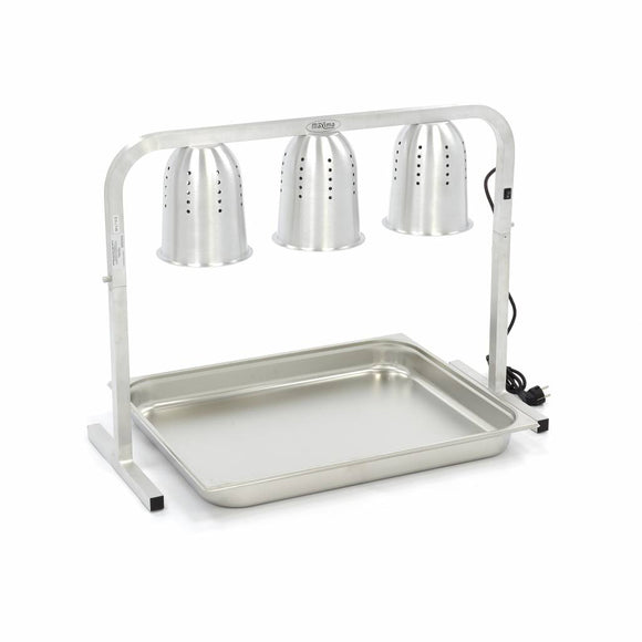 Lampa incalzitoare, 3 lampi, cu tava GN 21, 275W