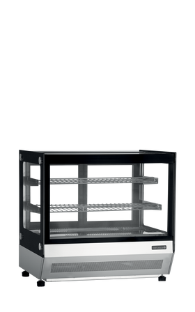 LCT750FBLACK-Otel inoxidabil Sticla, 67 l, 2 la 8, 2 uși glisante din sticlă, Ventilat, LED, 242 W, C