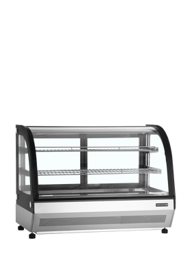 LCT900CBLACK-Otel inoxidabil Sticla, 78 l, 2 la 8, 2 uși glisante din sticlă, Ventilat, LED, 242 W, C